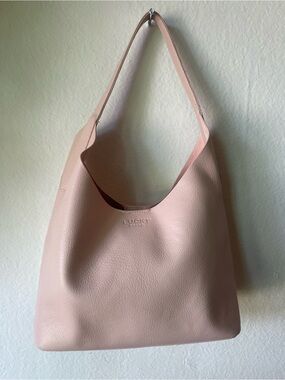 Lucky Brand Blush Pink Leather Shoulder Hobo